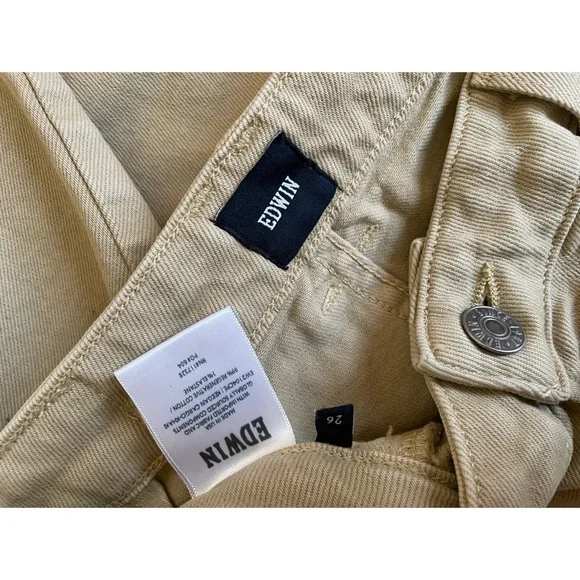 Edwin Keegan Cargo Pants in khaki size 26 - Picture 8 of 8